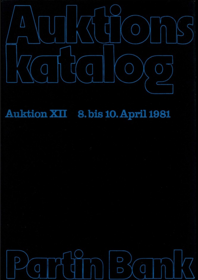  Bankhaus Partin Auktion 12 (1981) ua. Sammlung Europäische Silbermünzen nach Dietzel Katalogen   