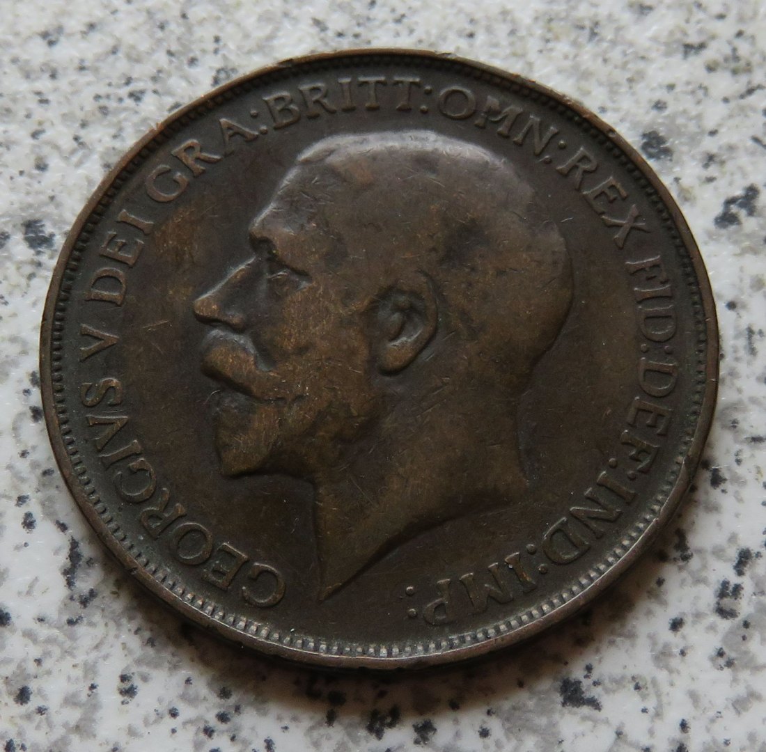  Großbritannien One Penny 1912   