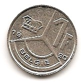  Belgie 1 Franc 1990 #47   