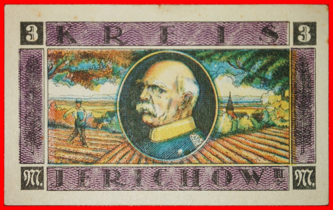 * SAXONY: GERMANY JERICHOW ★ 3 MARKS 1921 CRISP! ★LOW START ★ NO RESERVE!