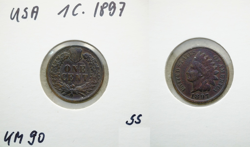  USA 1 Cent 1897   