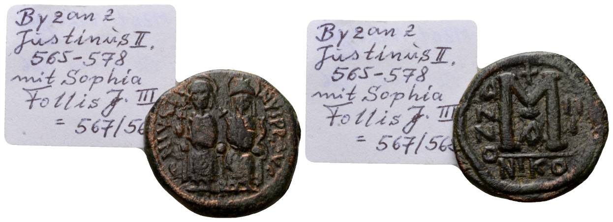  Antike, Byzanz, Bronze; 13,66 g   