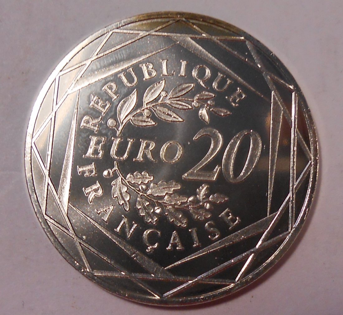  Frankreich Silber 20 EURO 2017   