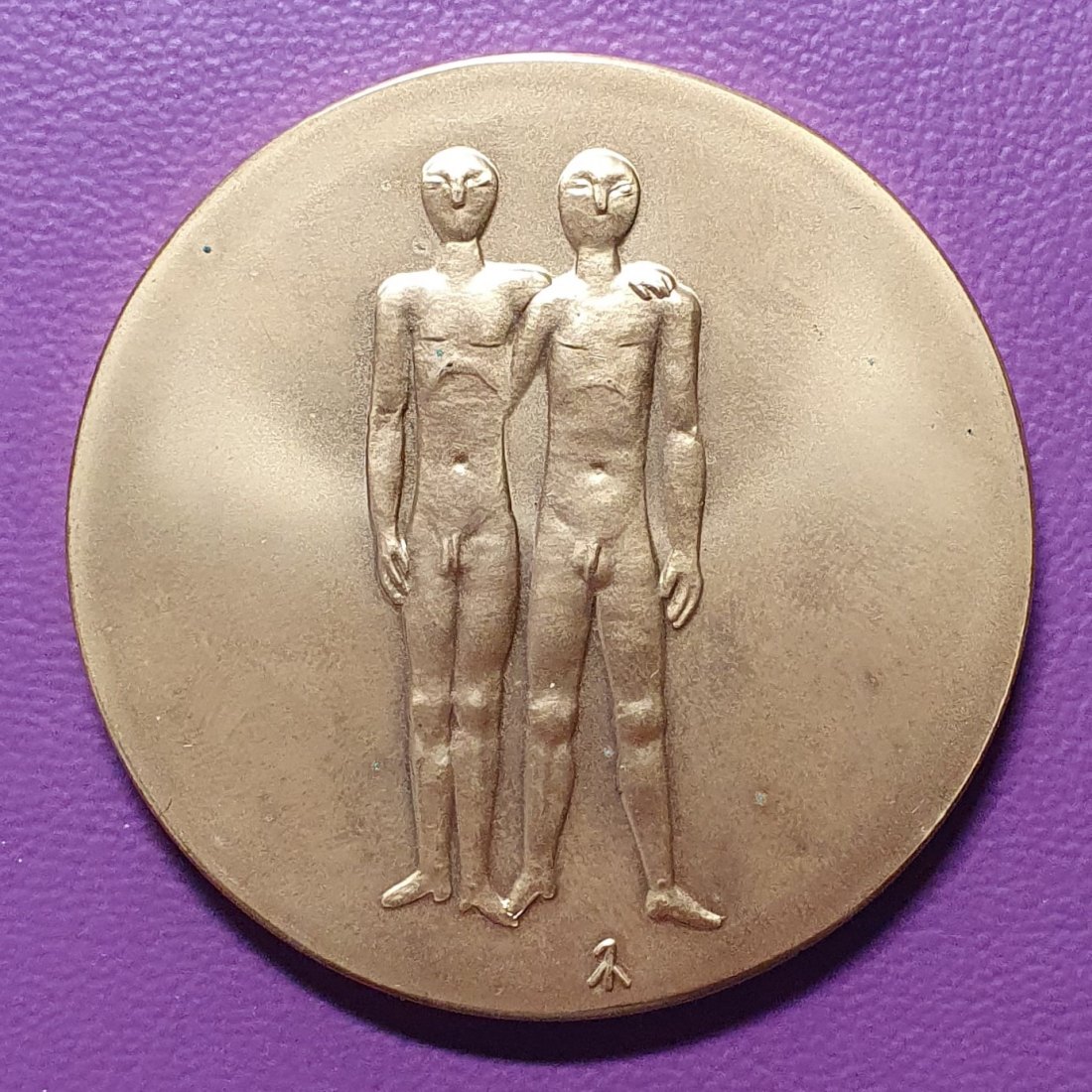  Medaille XX. Olympiade München 1972 Halbbrüder Kastor und Polydeukes 49,06 Gramm   