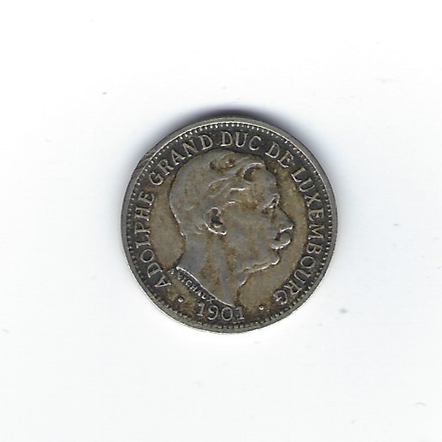  Luxemburg 10 Centimes 1901   