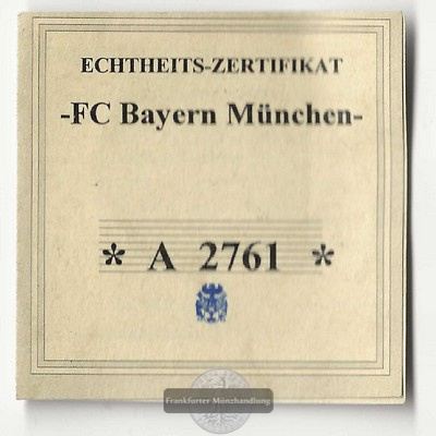  Medaille   Bayern München FM-Frankfurt  Cu/Ni   