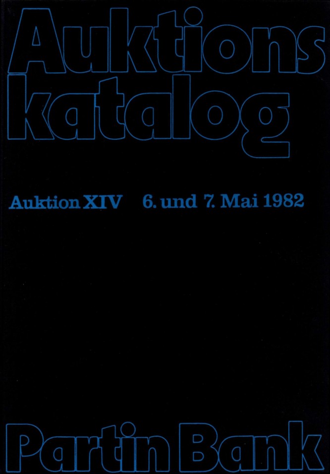 Bankhaus Partin Auktion 14 (1982) Gold & Silbermünzen ua Serie Braunschweig / Serie Münzwaagen