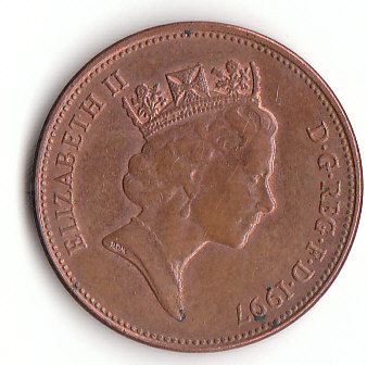  Großbritannien 2 Pence 1997 (F045)b.   