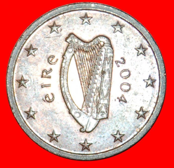  * HARFE (2002-2022): IRLAND ★ 2 EURO CENT 2004!★OHNE VORBEHALT!   