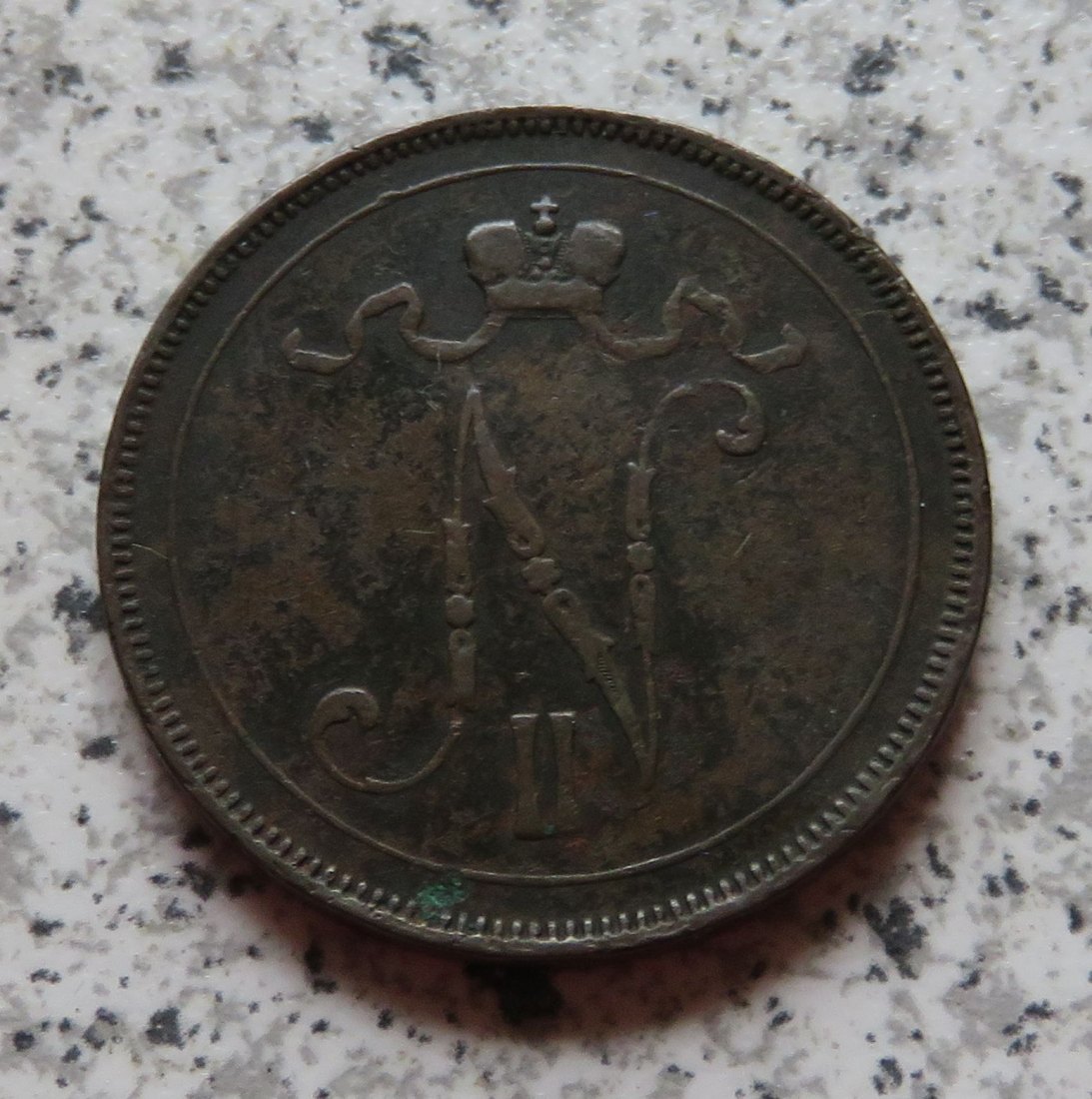  Finnland 10 Penniä 1895   