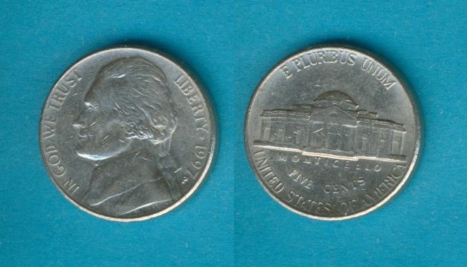  USA 5 Cents 1997 P   