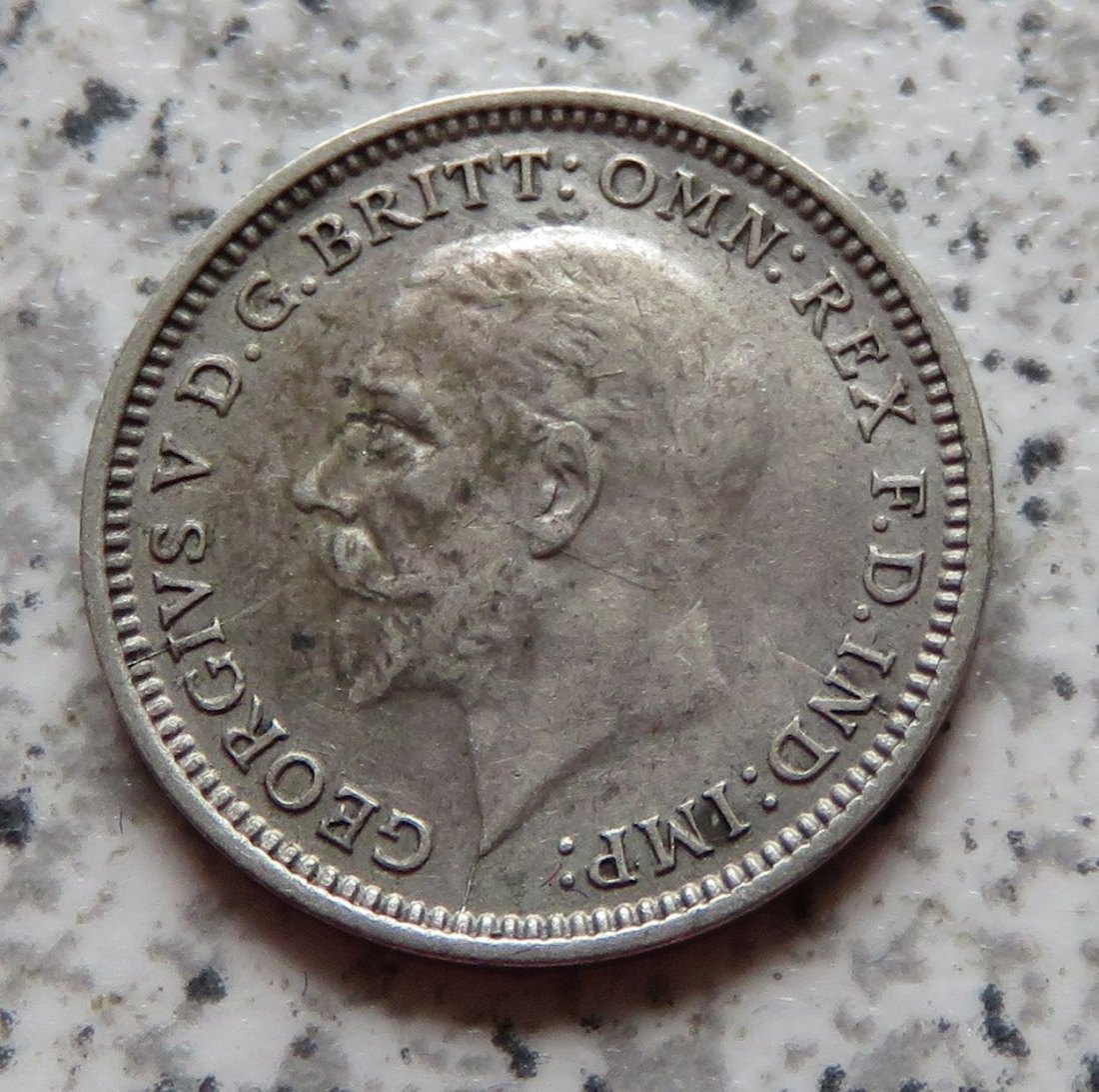  Großbritannien 3 Pence 1933   