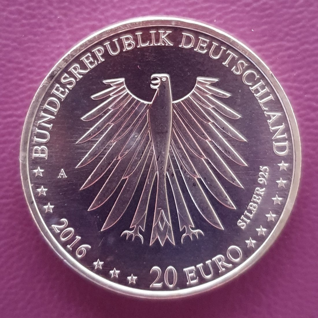  BRD 20 Euro Silber Münze Grimms Märchen Rotkäppchen 2016 A --ES05   
