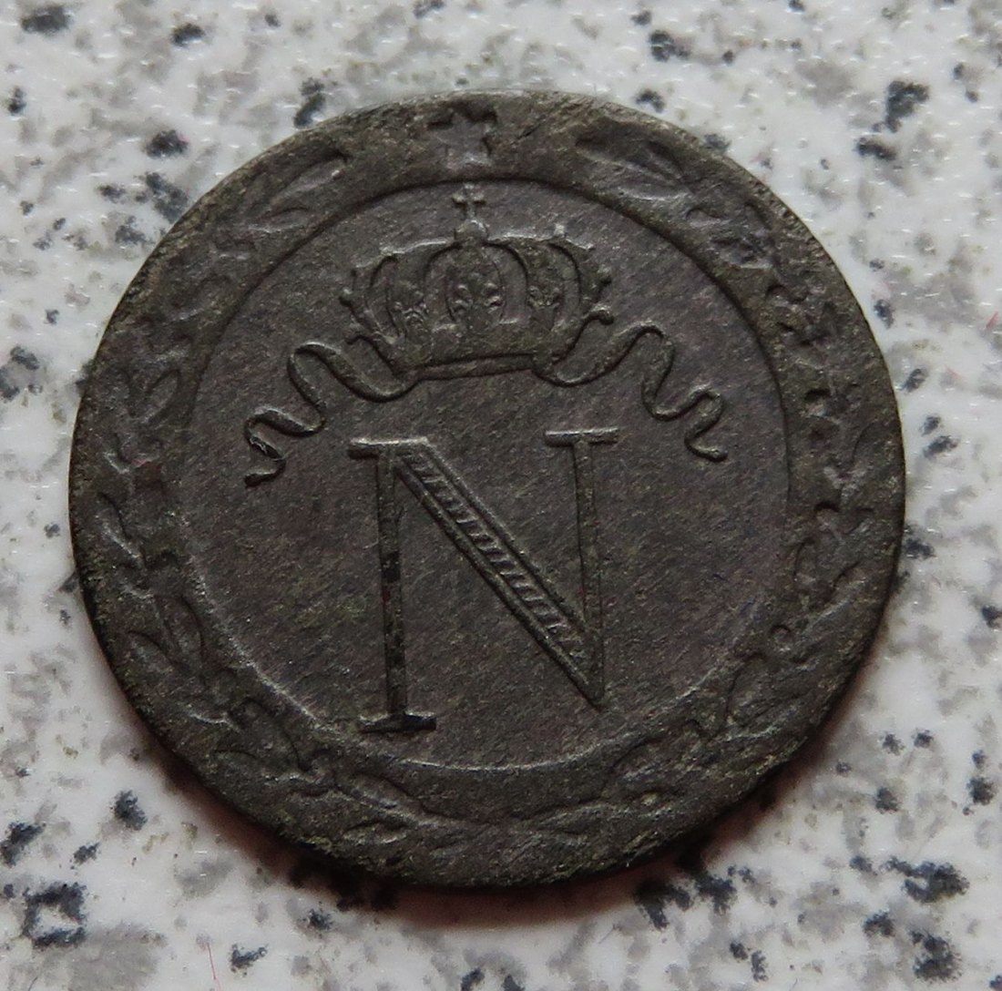 Frankreich 10 Centimes 1808 B, besser   