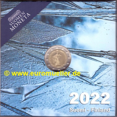 Finnland 2 Euro Gedenkmünze 2022...Klimaforschung...PP   
