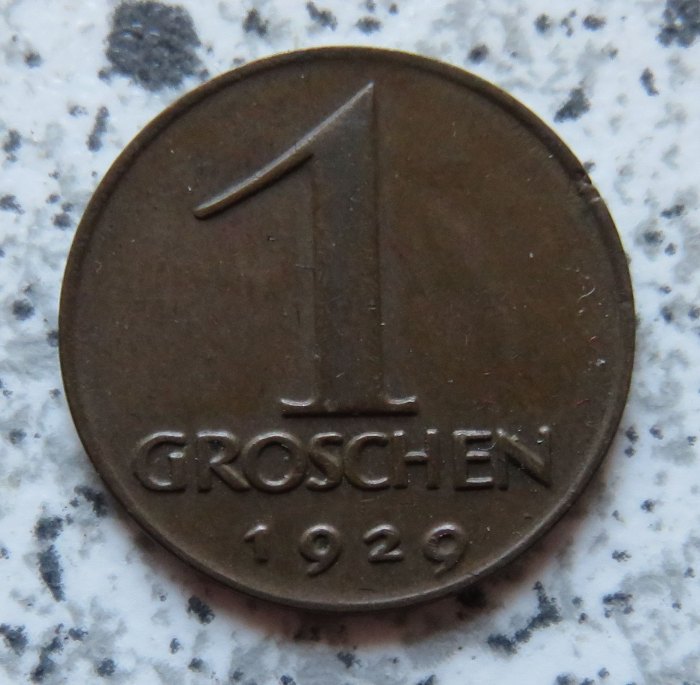  Österreich 1 Groschen 1929   