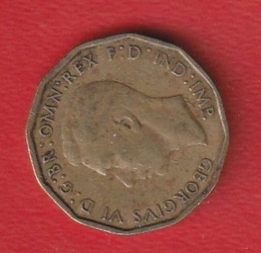  Großbritannien 3 Pence 1942 Schön 337   
