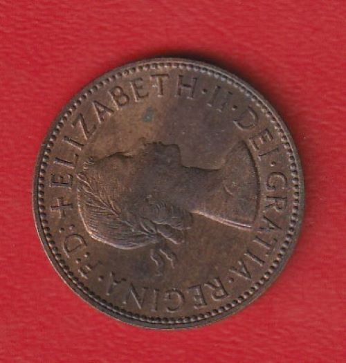  Großbritannien 1/2 Penny 1955 Schön 386   