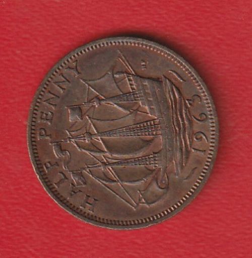  Großbritannien 1/2 Penny 1963 Schön 386   