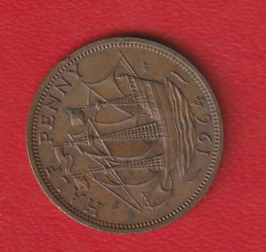  Großbritannien 1/2 Penny 1964 Schön 386   