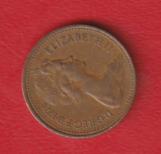  Großbritannien 1 New Penny 1974 Schön 402   