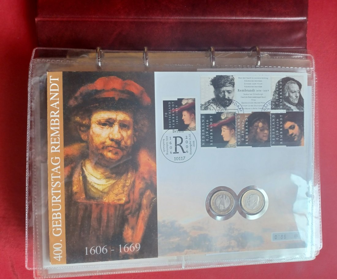  Album 2 Euro Numisbriefe 31 Stk 10 mit Münzen   