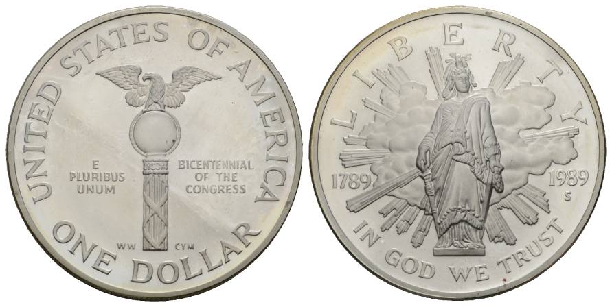  USA; 1 Dollar 1989   