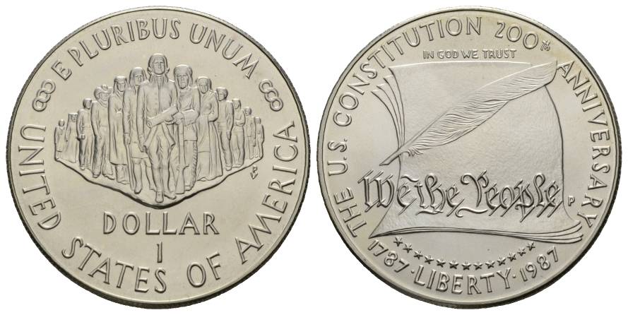  USA; 1 Dollar 1987   