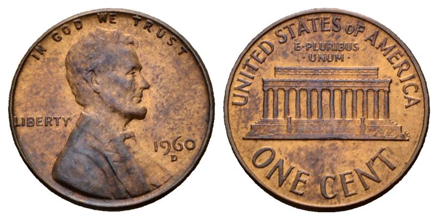  USA; 1 Cent 1960   