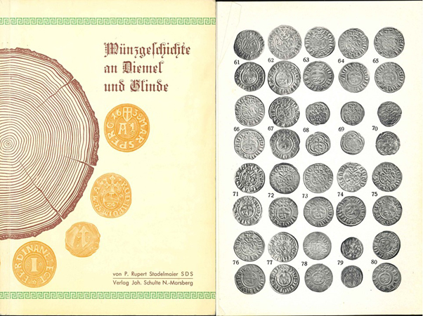  P.Rupert Stadelmeier; Münzgeschichte an Diemel und Glinde; Marsberg 1961   