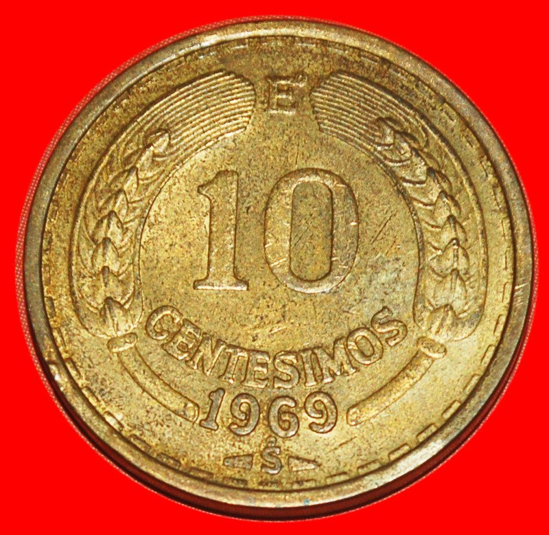  * KONDOR ★ CHILE ★ 10 CENTESIMO 1969 STG! OHNE VORBEHALT!   