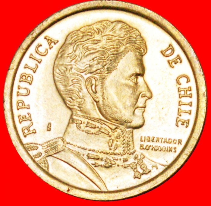  * PORTRAIT O'Higgins (1778-1842): CHILE ★ 10 PESOS 2012!   LOW START ★ NO RESERVE!   