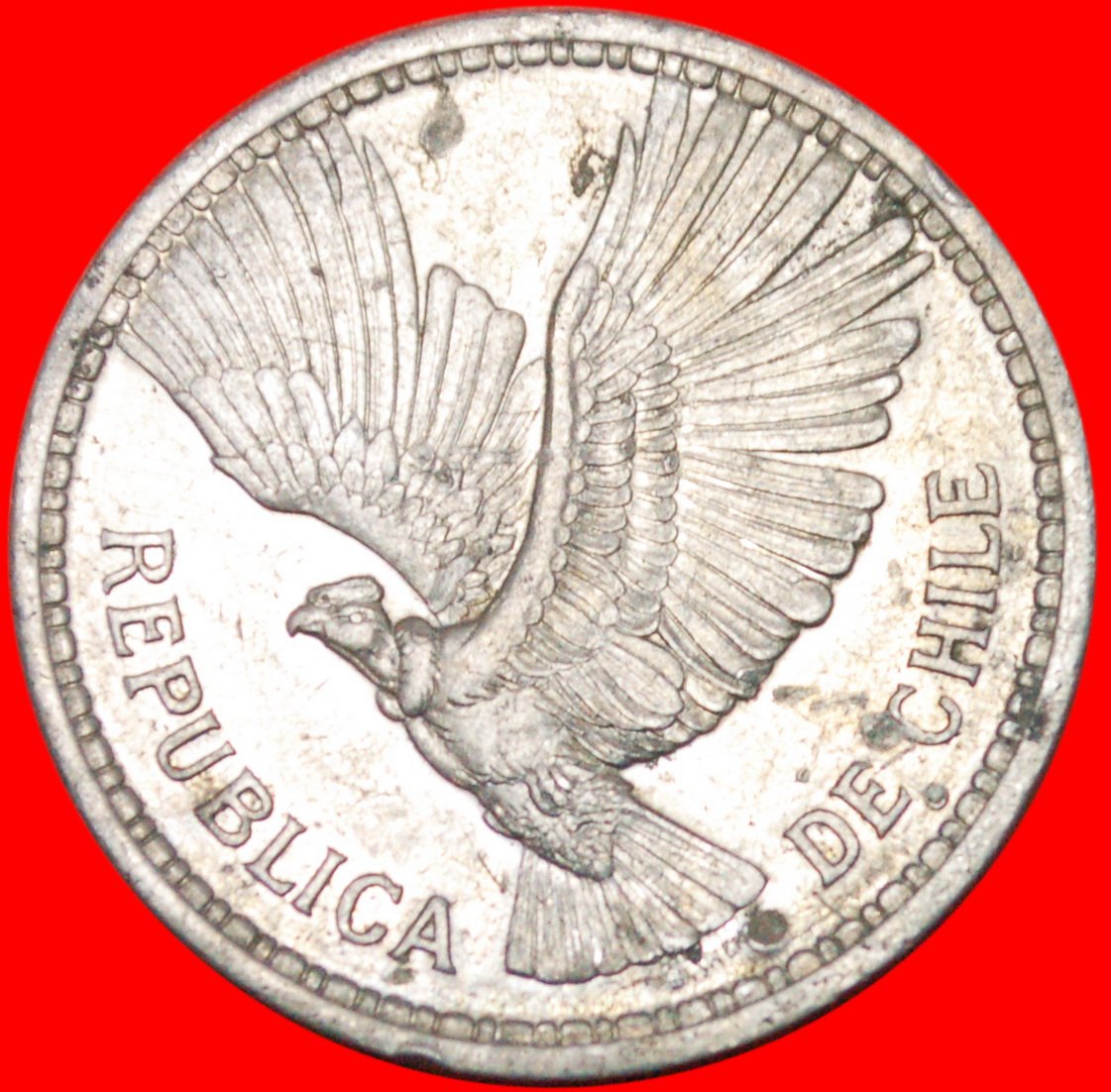  * KONDOR: CHILE★ 10 PESO 1958! OHNE VORBEHALT!   