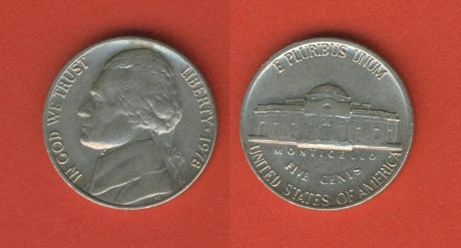  USA 5 Cents 1978   