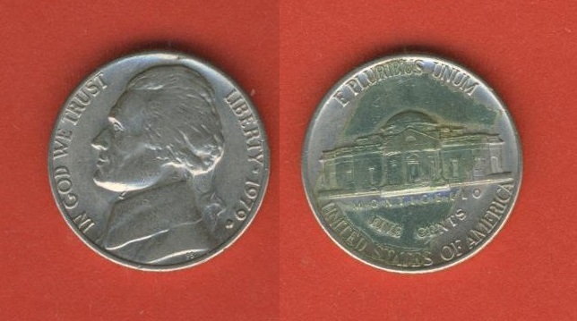  USA 5 Cents 1979 D   
