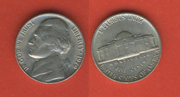  USA 5 Cents 1979   