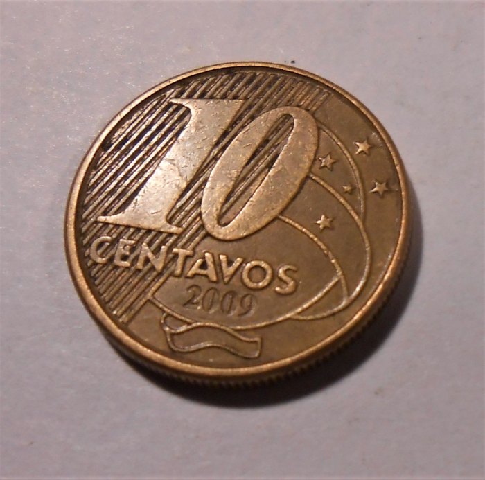  Brasilien 10 Centavos 2009   