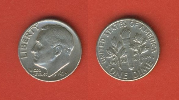  USA  1 Dime 1978   