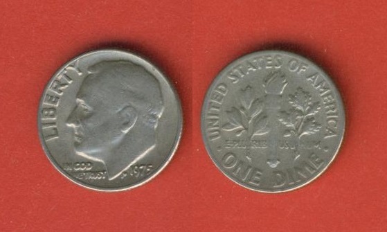  USA  1 Dime 1975   