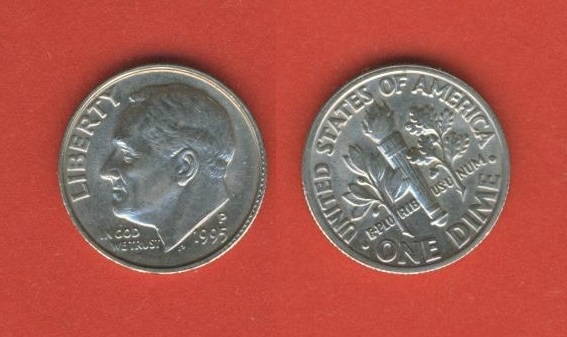  USA  1 Dime 1995 P   