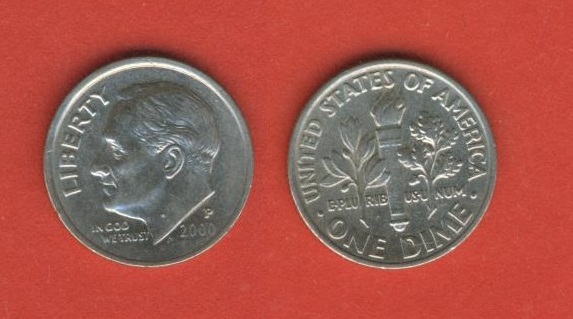  USA  1 Dime 2000 P   