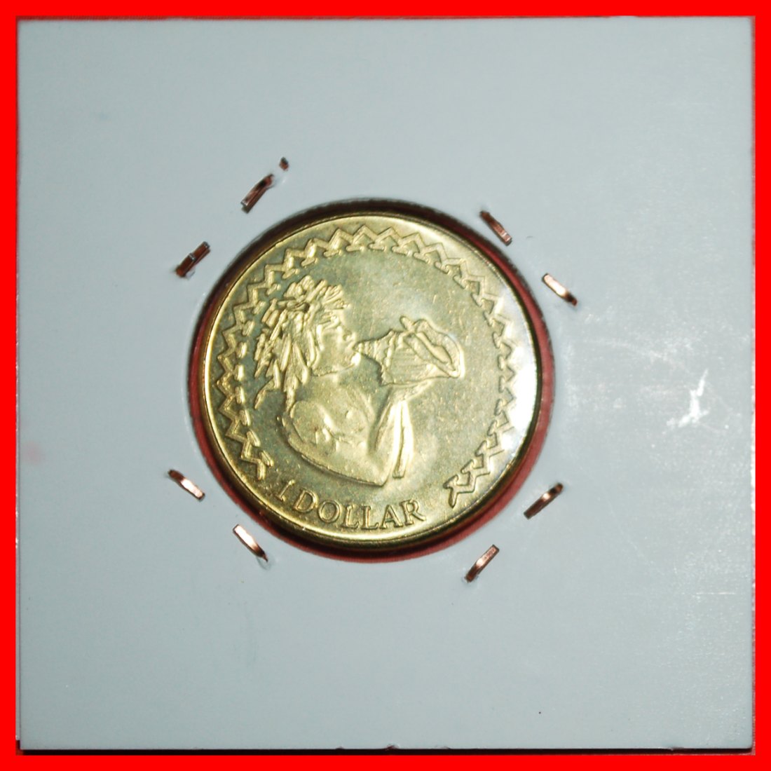 * SCHIFF UND SÜDKREUZ:TOKELAU★1 DOLLAR 2017 STG ELISABETH II. (1953-2022)★IN PACKUNG★OHNE VORBEHALT!