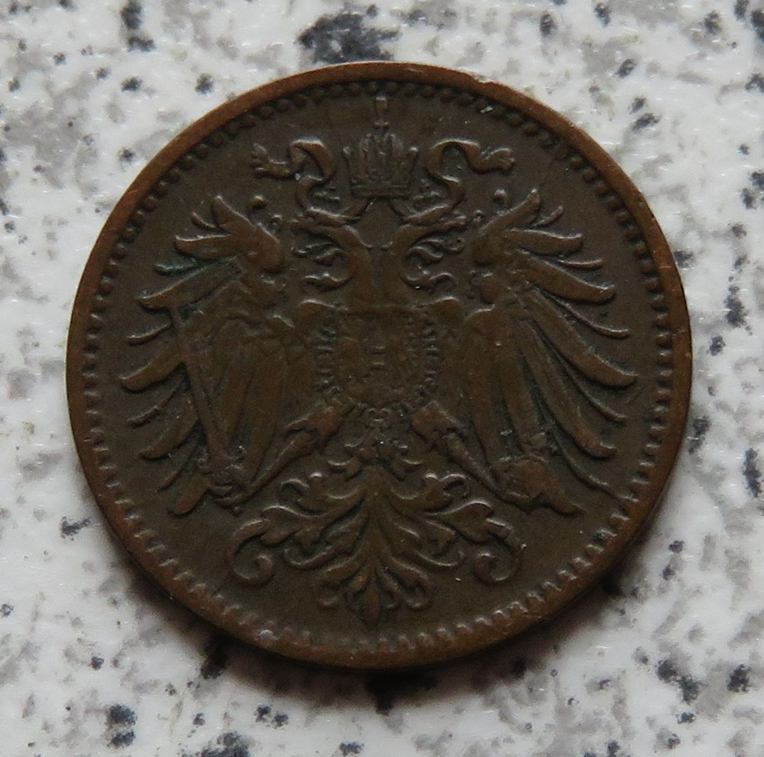  Österreich K & K 1 Heller 1893   