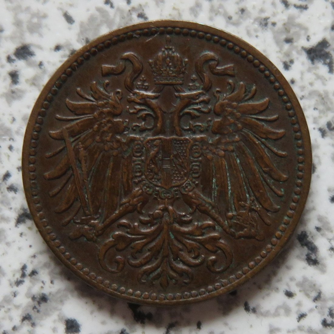  Österreich K & K 2 Heller 1896   