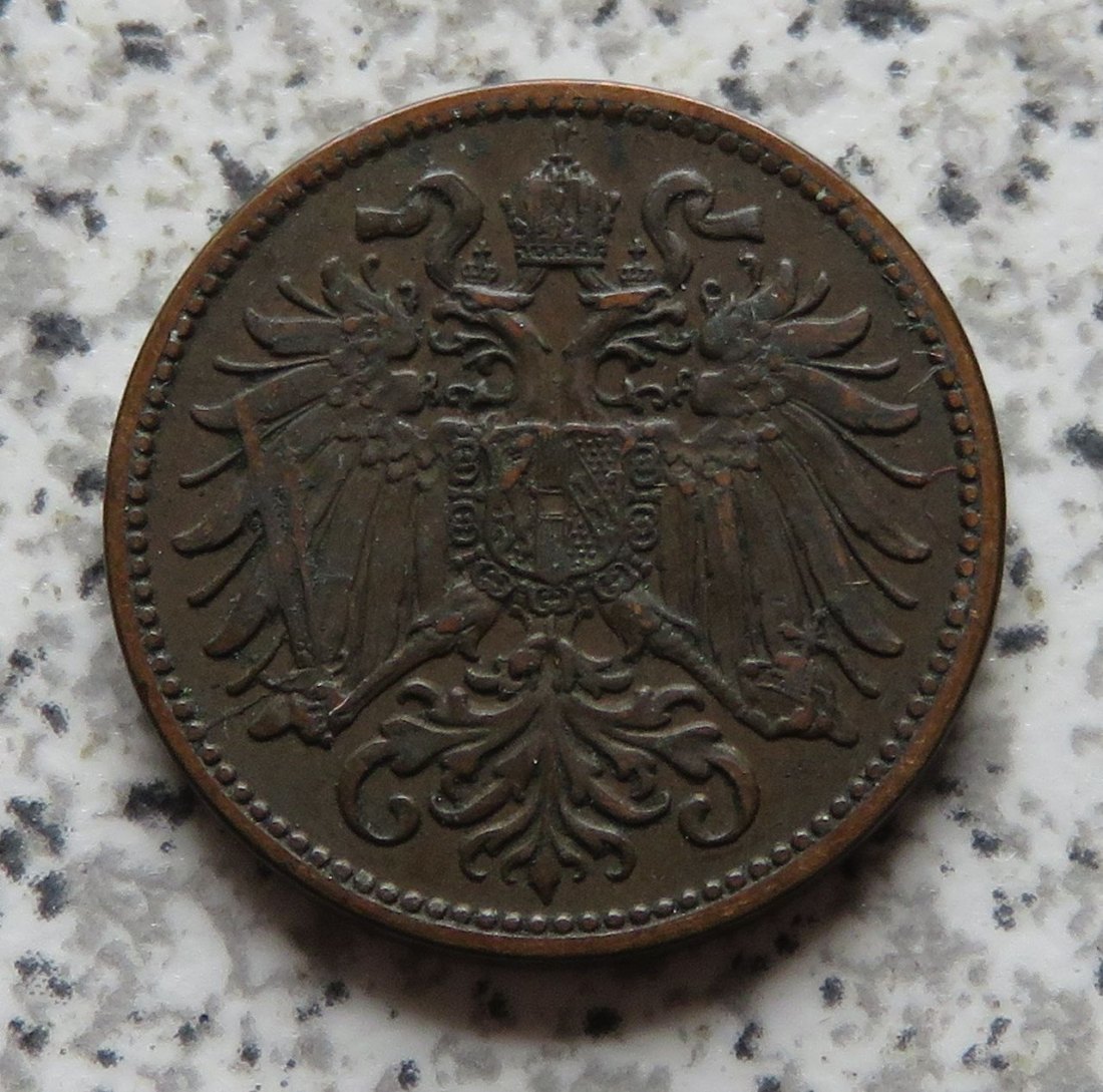  Österreich K & K 2 Heller 1903   
