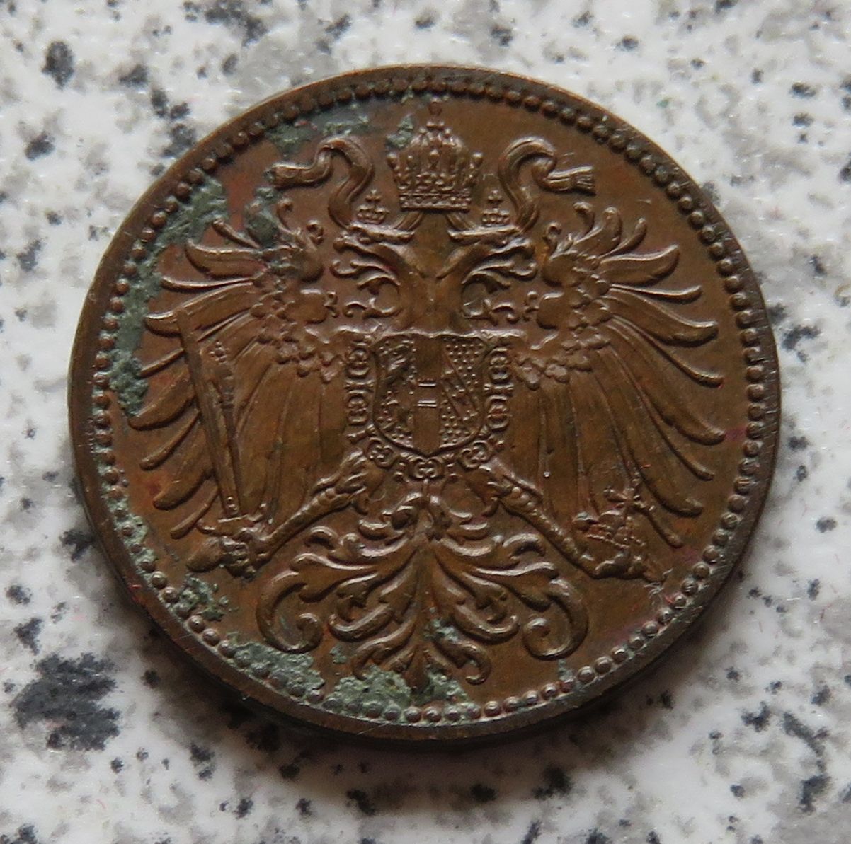  Österreich K & K 2 Heller 1912   