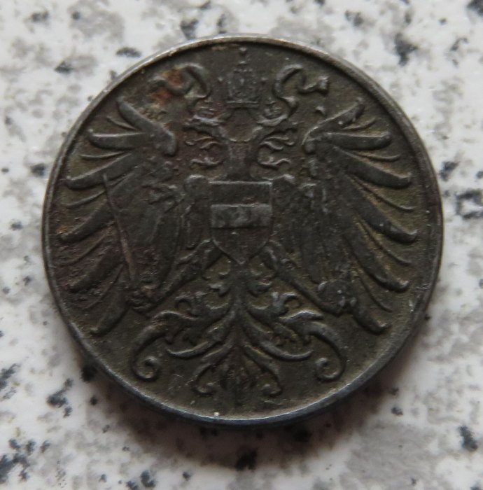  Österreich K & K 2 Heller 1918   