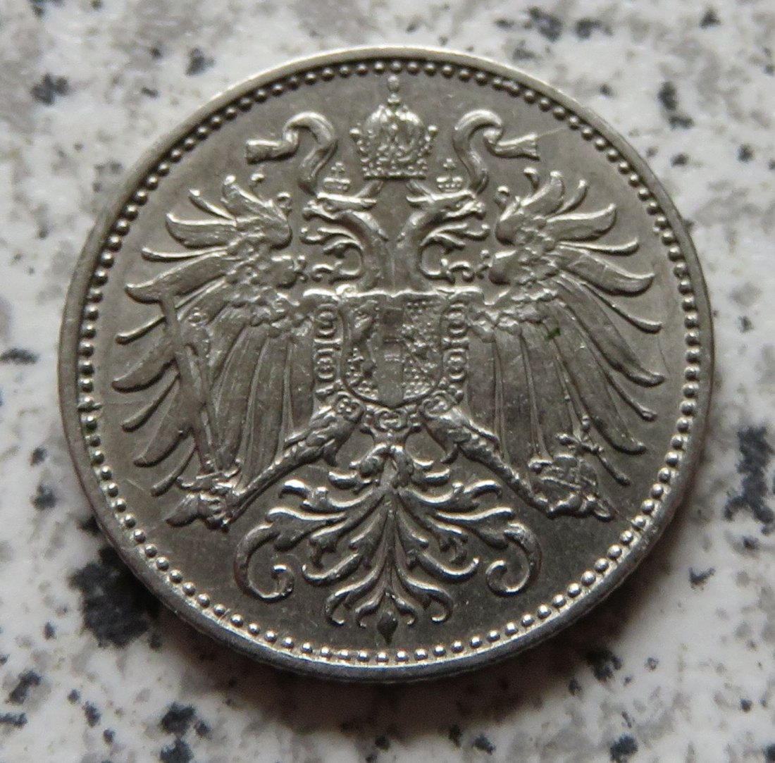  Österreich K & K 10 Heller 1893   