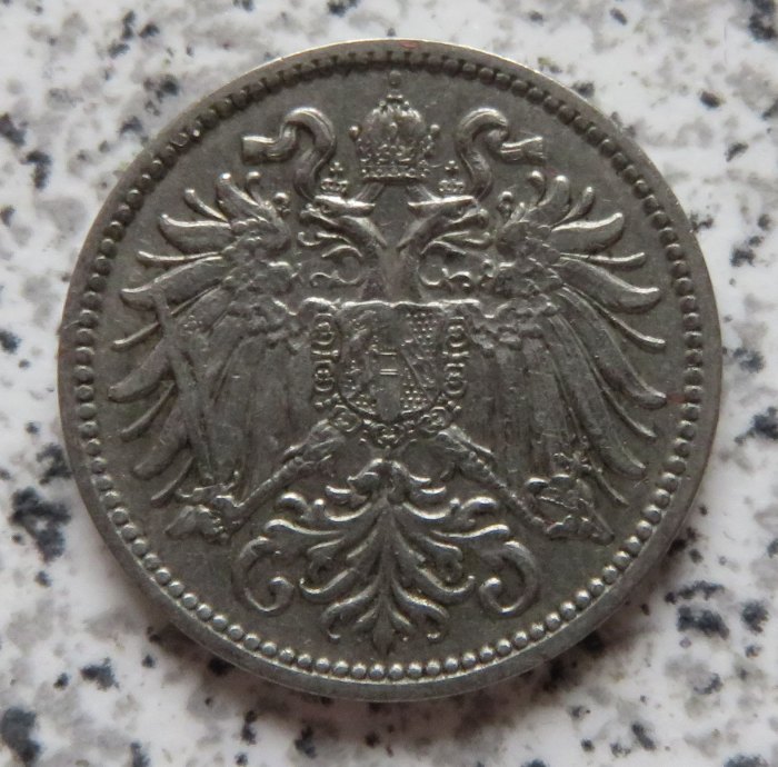  Österreich K & K 10 Heller 1895   