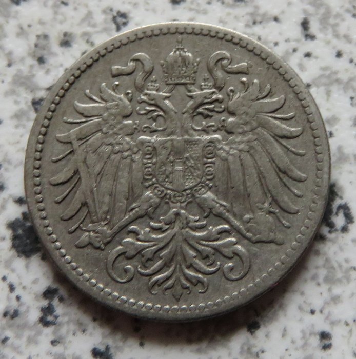  Österreich K & K 10 Heller 1895   